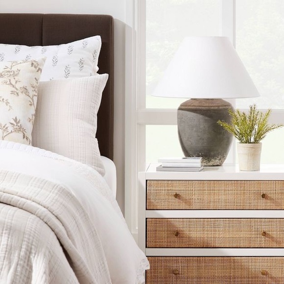 THRESHOLD X STUDIO MCGEE Large Ceramic Table Lamp Gray, NWT - Picture 2 of 7